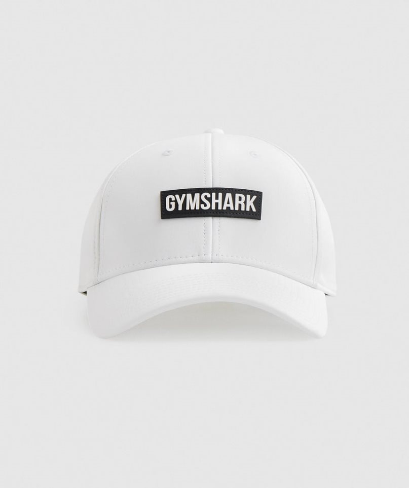 Gymshark Snapback Caps White | CA 1N3A76